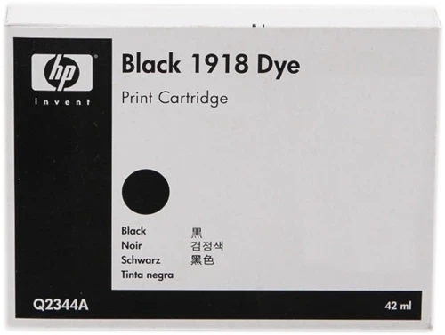 Original HP SPS 40ml / Q2344A Tinte Schwarz 40ml