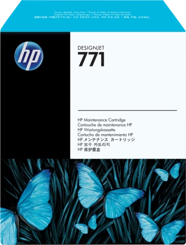 Original HP CH644A / Reinigungspatrone 771 Transparent Tinte 