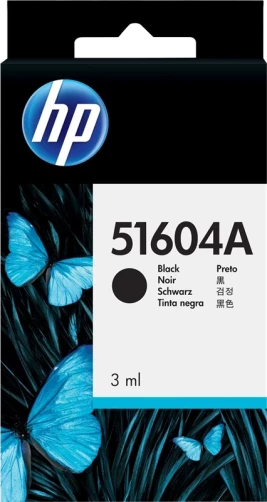 Original HP 51604A / SPS 3ml Tinte Schwarz 3ml