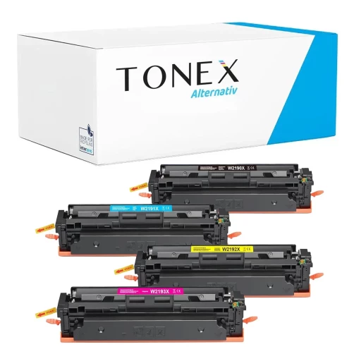 TONEX alternativ für HP 219X MCVP / 219X Tinte Schwarz Cyan Magenta Gelb bis zu 10700 Seiten