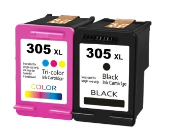 TONEREXPERT Premium Kompatibel für HP 305XL Tintenpatrone Schwarz Color Spar-Set