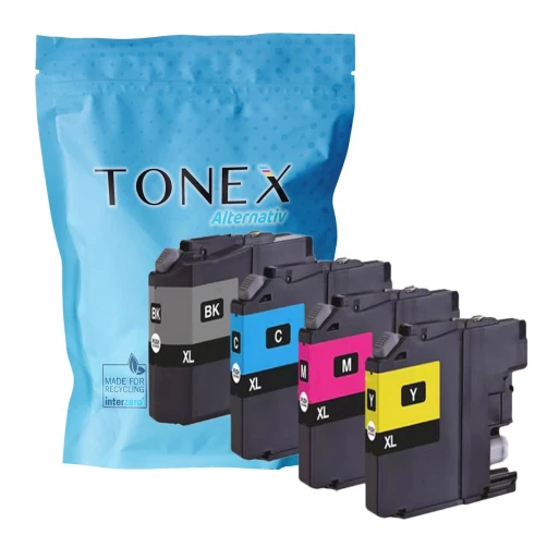 TONEX alternativ für Brother LC-426XL Tinte Schwarz Cyan Magenta Gelb Multipack