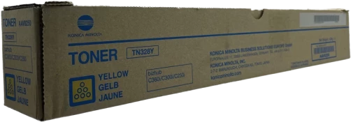 Konica Minolta Original AAV8250 / TN328Y  bis zu 28000 Seiten