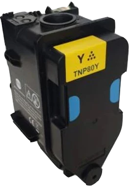 Original Konica Minolta AAJW252 / TNP-80Y Toner Gelb bis zu 13000 Seiten