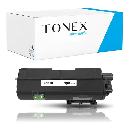 TONEX alternativ für Kyocera TK-1170BK / 1T02S50NL0 Toner Schwarz bis zu 7200 Seiten
