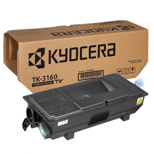 Original Kyocera TK-3160 / 1T02T90NL1 Toner Schwarz bis zu 12500 Seiten