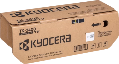 Kyocera Original TK-3400 / 1T0C0Y0NL0 Tonerkartusche Schwarz bis zu 12500 Seiten