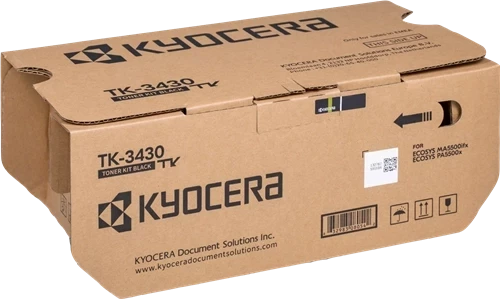Kyocera Original TK-3430 / 1T0C0W0NL0 Tonerkartusche Schwarz bis zu 25000 Seiten