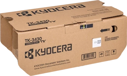 Original Kyocera TK-3430 / 1T0C0W0NL0 Toner Schwarz bis zu 25000 Seiten