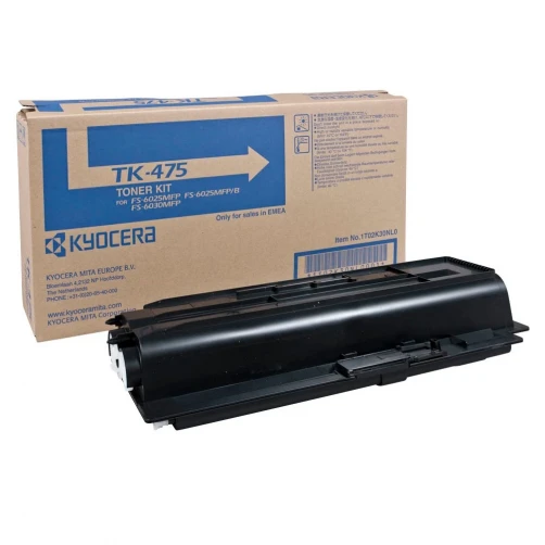 Original Kyocera TK-475 / 1T02K30NL0 Toner Schwarz bis zu 15000 Seiten