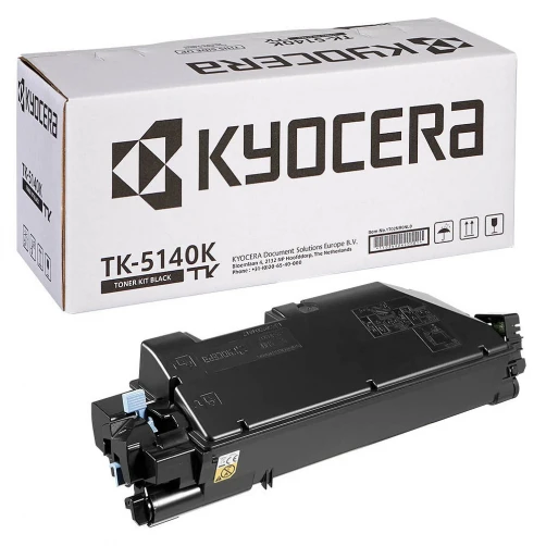 Kyocera Original TK-5140K / 1T02NR0NL0 Tonerkartusche Schwarz bis zu 7000 Seiten