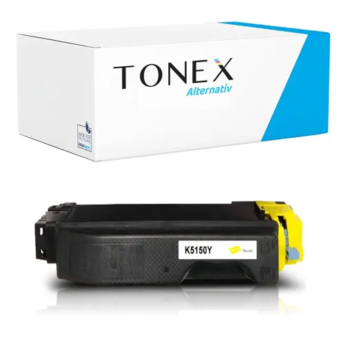TONEX alternativ für Kyocera TK-5150Y / 1T02NSANL0 Toner Gelb bis zu 10000 Seiten