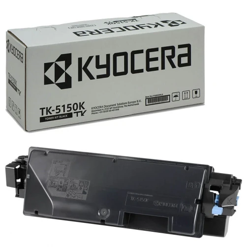 Kyocera Original TK-5150K / 1T02NS0NL0 Tonerkartusche Schwarz bis zu 12000 Seiten