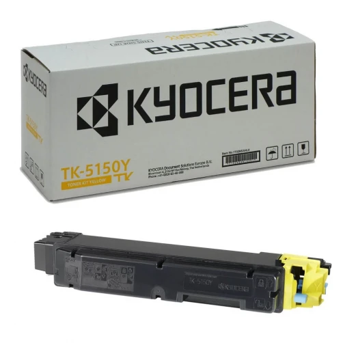 Kyocera Original TK-5150Y / 1T02NSANL0 Tonerkartusche Gelb bis zu 10000 Seiten