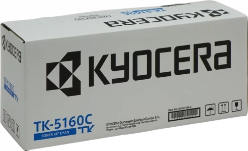 Kyocera Original TK-5160 / 1T02NTCNL0 Tonerkartusche Cyan bis zu 12000 Seiten
