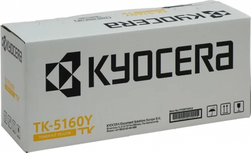 Kyocera Original TK-5160 / 1T02NTANL0 Tonerkartusche Gelb bis zu 12000 Seiten