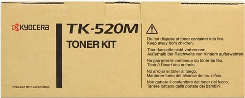 Kyocera Original TK-520M / 1T02HJBEU0 Tonerkartusche Magenta bis zu 4000 Seiten