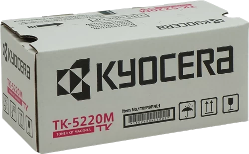 Kyocera Original TK-5220M / 1T02R9BNL1 Tonerkartusche Magenta bis zu 1200 Seiten