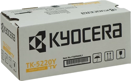 Kyocera Original TK-5220Y / 1T02R9ANL1 Tonerkartusche Gelb bis zu 1200 Seiten