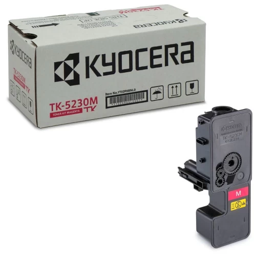 Kyocera Original TK-5230M / 1T02R9BNL0 Tonerkartusche Magenta bis zu 2200 Seiten