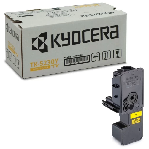 Kyocera Original TK-5230Y / 1T02R9ANL0 Tonerkartusche Gelb bis zu 2200 Seiten