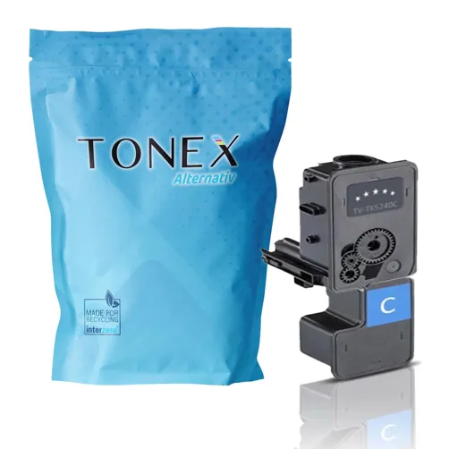 TONEREXPERT Premium Kompatibel für Kyocera TK-5240C / 1T02R7CNL0 Tonerkartusche Cyan bis zu 3000 Seiten