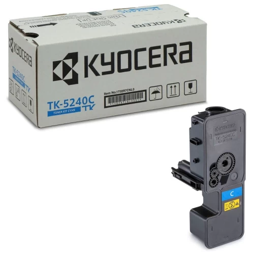 Kyocera Original TK-5240C / 1T02R7CNL0 Tonerkartusche Cyan bis zu 3000 Seiten