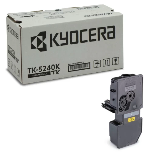 Kyocera Original TK-5240K / 1T02R70NL0 Tonerkartusche Schwarz bis zu 4000 Seiten