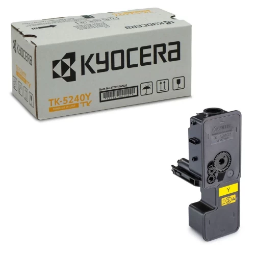 Original Kyocera TK-5240Y / 1T02R7ANL0 Toner Gelb bis zu 3000 Seiten