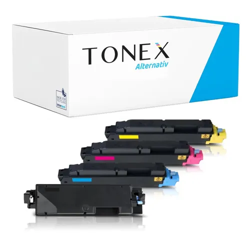 TONEREXPERT Premium Kompatibel für Kyocera TK-5270 Tonerkartusche Schwarz Cyan Magenta Gelb Spar-Set