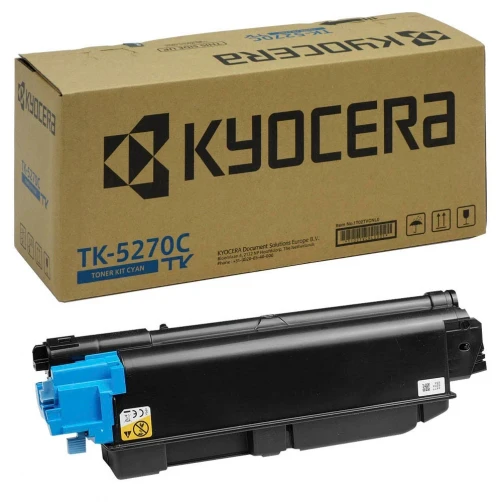 Kyocera Original TK-5270 / 1T02TVCNL0 Tonerkartusche Cyan bis zu 6000 Seiten