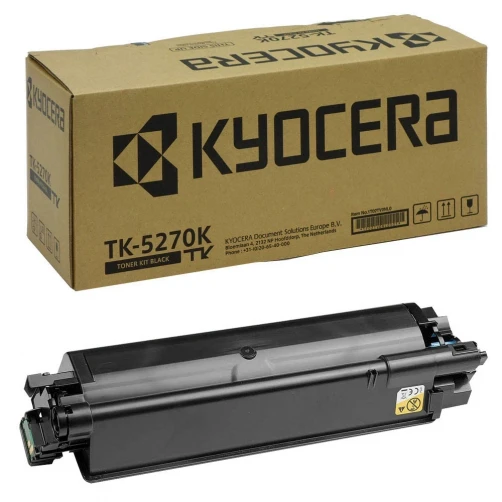 Kyocera Original TK-5270 / 1T02TV0NL0 Tonerkartusche Schwarz bis zu 8000 Seiten