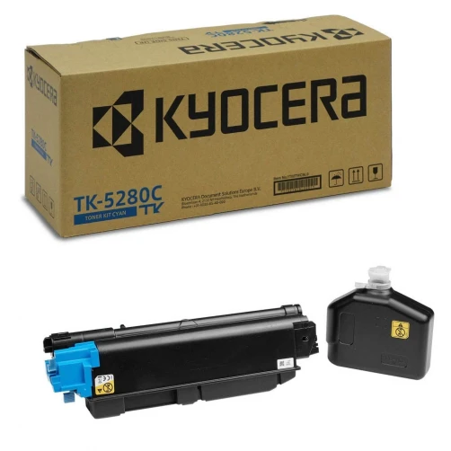 Kyocera Original TK-5280 / 1T02TWCNL0 Tonerkartusche Cyan bis zu 11000 Seiten