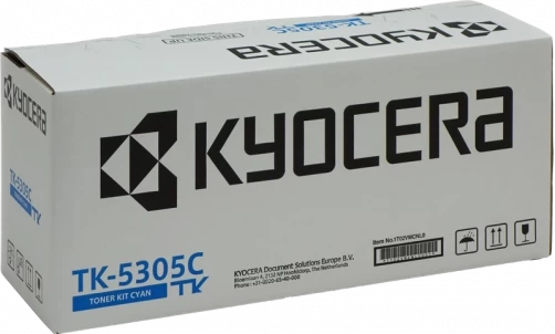 Kyocera Original TK-5305 / 1T02VMCNL0 Tonerkartusche Cyan bis zu 6000 Seiten