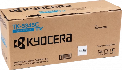 Kyocera Original TK-8345C / 1T02L7CNL1 Tonerkartusche Cyan bis zu 12000 Seiten