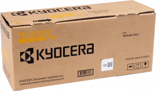 Kyocera Original TK-8345Y / 1T02L7ANL1 Tonerkartusche Gelb bis zu 12000 Seiten