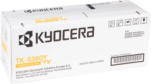 Kyocera Original TK-5380Y / 1T02Z0ANL0 Tonerkartusche Gelb bis zu 10000 Seiten