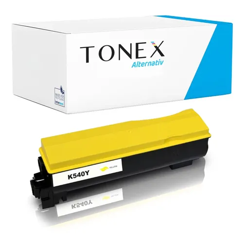 TONEX alternativ für Kyocera TK-540Y / 1T02HLAEU0 Toner Gelb bis zu 5000 Seiten