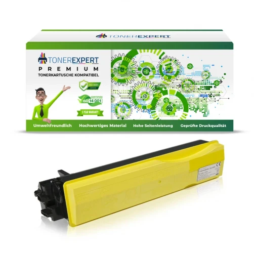 TONEREXPERT Premium Kompatibel für Kyocera TK-570Y / 1T02HGAEU0 Tonerkartusche Gelb bis zu 12000 Seiten