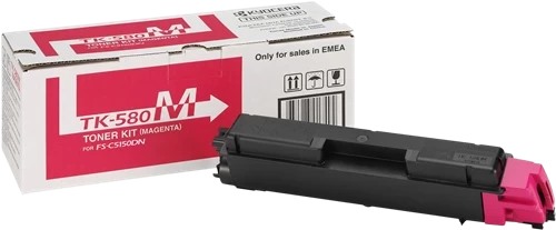 Original Kyocera TK-580M / 1T02KTBNL0 Toner Magenta bis zu 2800 Seiten