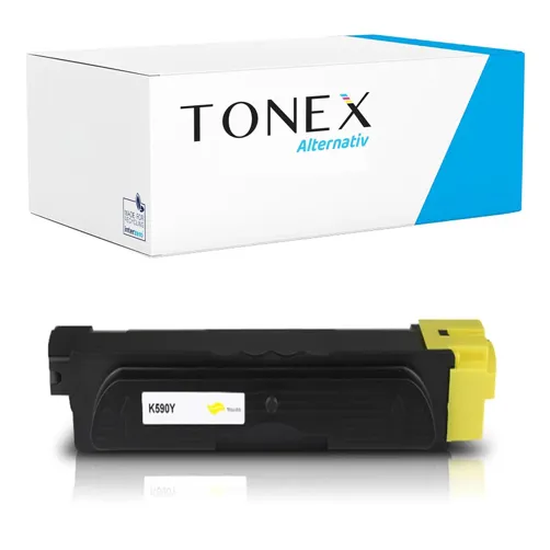 TONEX alternativ für Kyocera TK-590Y / 1T02KVANL0 Toner Gelb bis zu 5000 Seiten
