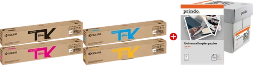 Original Kyocera TK-8115 MCVP 01 Toner Schwarz Cyan Magenta Gelb bis zu 30000 Seiten
