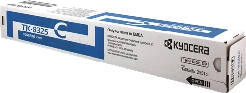 Original Kyocera TK-8325 / 1T02NPCNL0 Toner Cyan bis zu 12000 Seiten