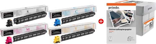 Original Kyocera TK-8525 MCVP 01 Toner Schwarz Cyan Magenta Gelb bis zu 90000 Seiten