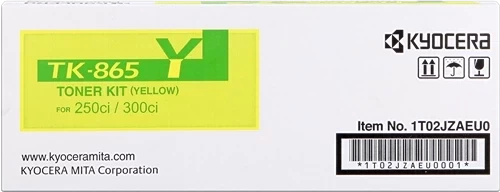 Original Kyocera TK-865 / 1T02JZAEU0 Toner Gelb bis zu 12000 Seiten