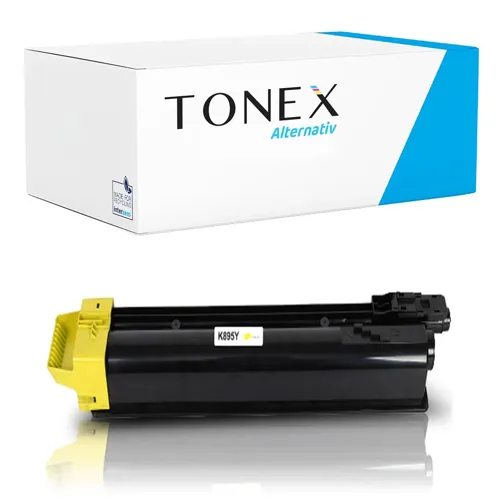 TONEX alternativ für Kyocera TK-895Y / 1T02K0ANL0 Toner Gelb bis zu 6000 Seiten