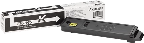 Original Kyocera TK-895K / 1T02K00NL0 Toner Schwarz bis zu 12000 Seiten