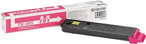 Kyocera Original TK-895M / 1T02K0BNL0 Tonerkartusche Magenta bis zu 6000 Seiten