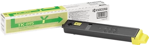 Original Kyocera TK-895Y / 1T02K0ANL0 Toner Gelb bis zu 6000 Seiten