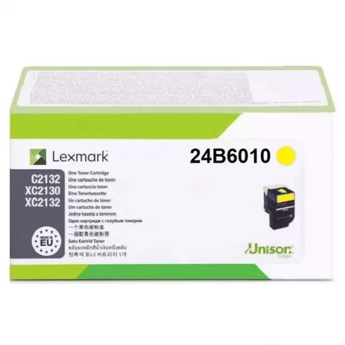 Lexmark Original 24B6010Y Tonerkartusche Gelb bis zu 3000 Seiten